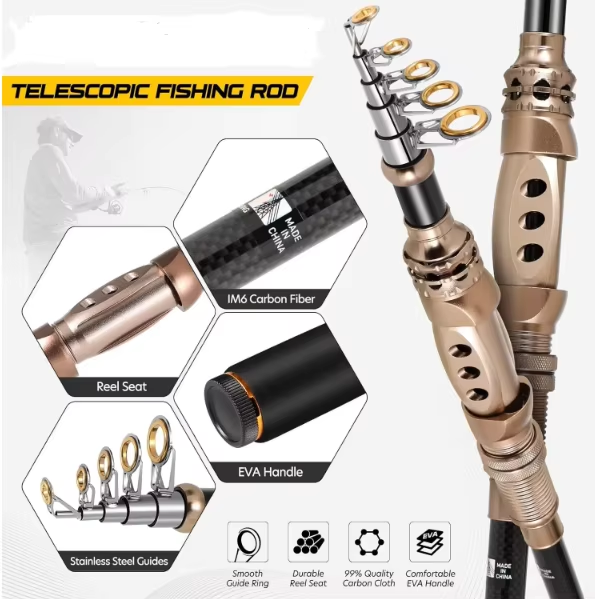 5 WĘDKA TELESKOPOWA