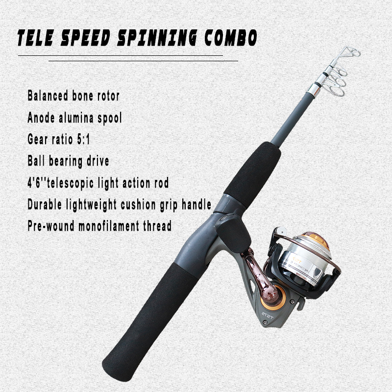 Ultra Light Travel Fishing Combo for Beginners