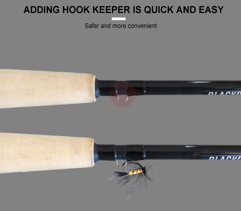 Customized 2pcs Light Weight Carbon Fiber Fly Fishing Rod