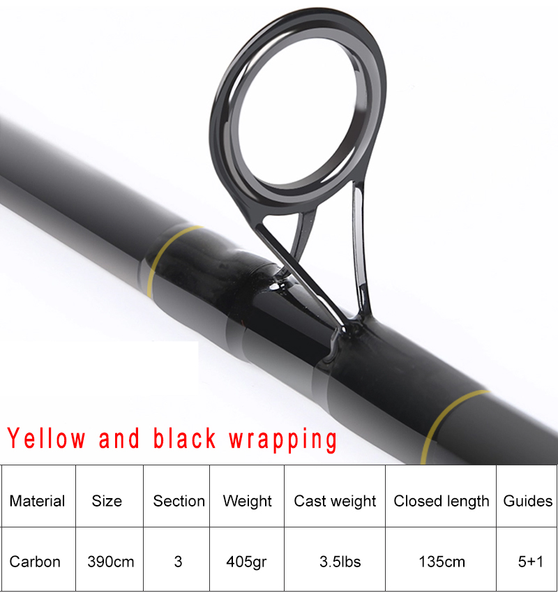 Durable 3.6m Carp Fishing Rod for Beginners, Lightweight and Easy to Use