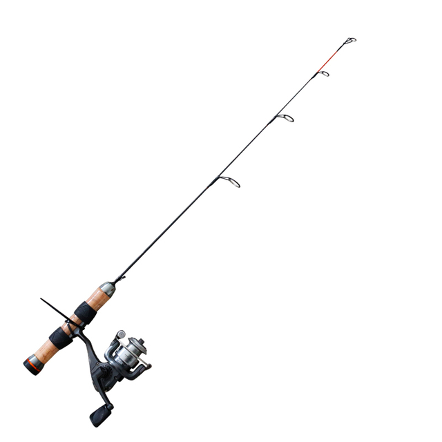Carbon Ice Fishing Rod Reel Combo For Walleye