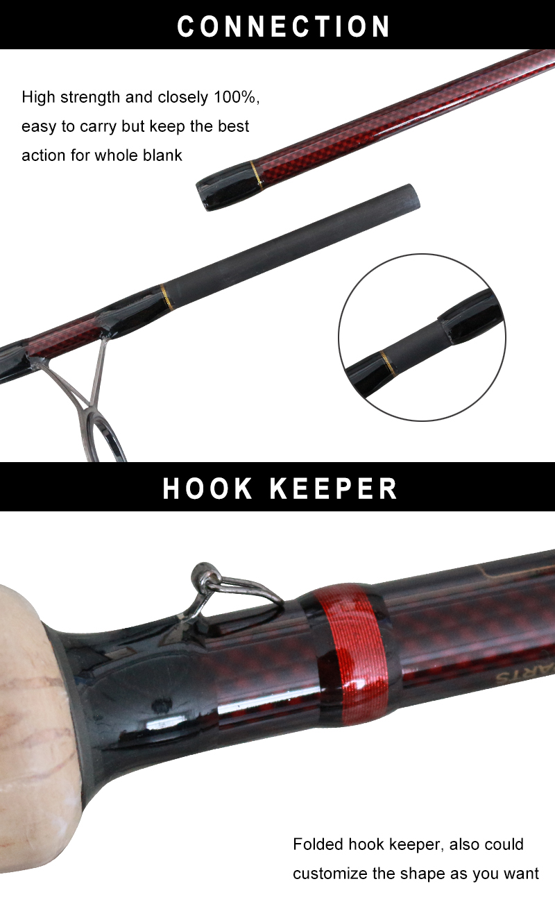 3.6M 3pcs Cork Handle Carp Rod For Lake
