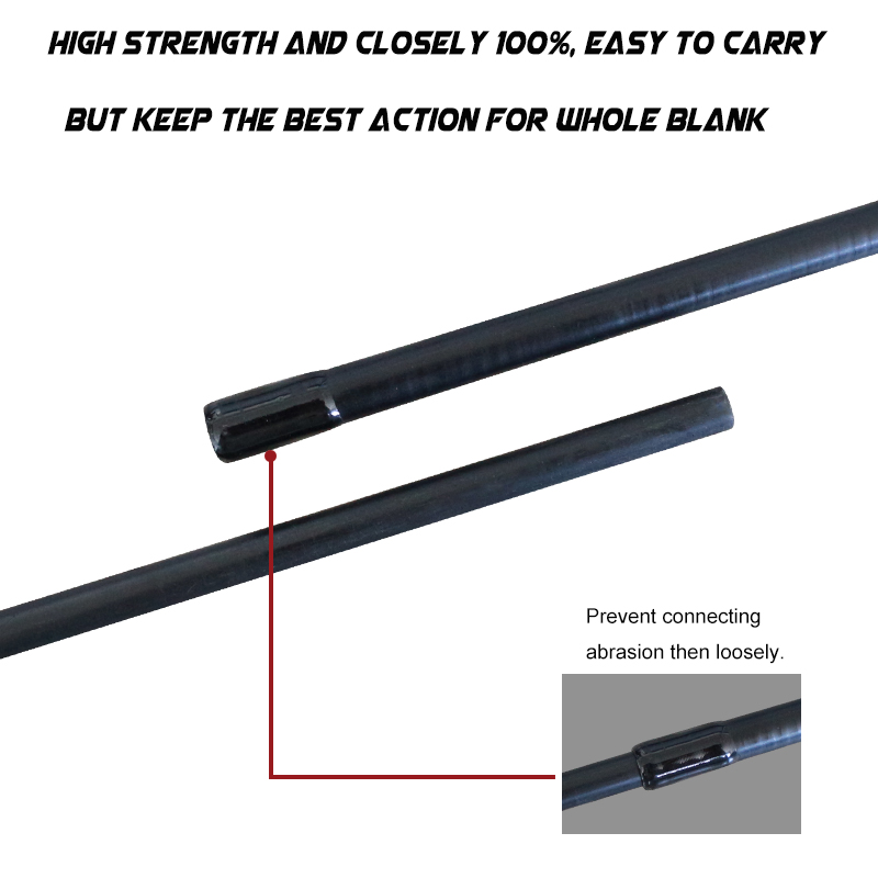 Customized 2pcs Light Weight Carbon Fiber Fly Fishing Rod
