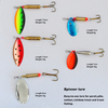 Customized trout fishing kit with spinners