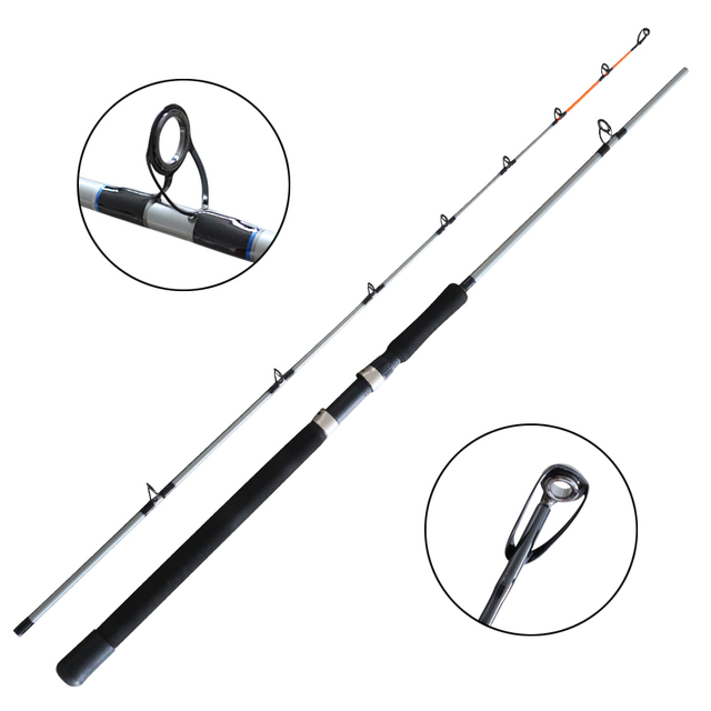 2.1m and 2.4m Medium Soft Action Downrigger Rods for Anglers