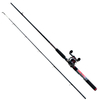 Customized epoxy glass bass fishing rod with reel combo