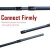 LightStream Carbon Fishing Rod with Fuji Guides, Ultra Lightweight Handle