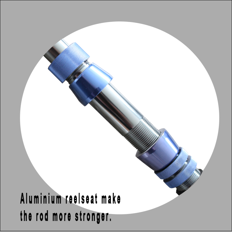 Heavy-Duty 4-Section Travel Boat Fishing Rod, Portable and Customizable