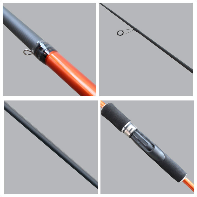 Freshwater carbon trout fishing rod for beginners