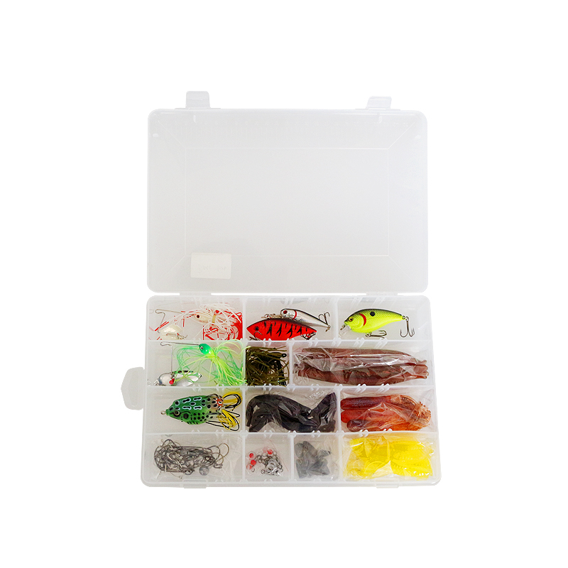 Customized terminal tackle box for bass fishing