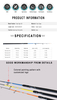 Customized 2-piece Fiberglass Fishing Rod