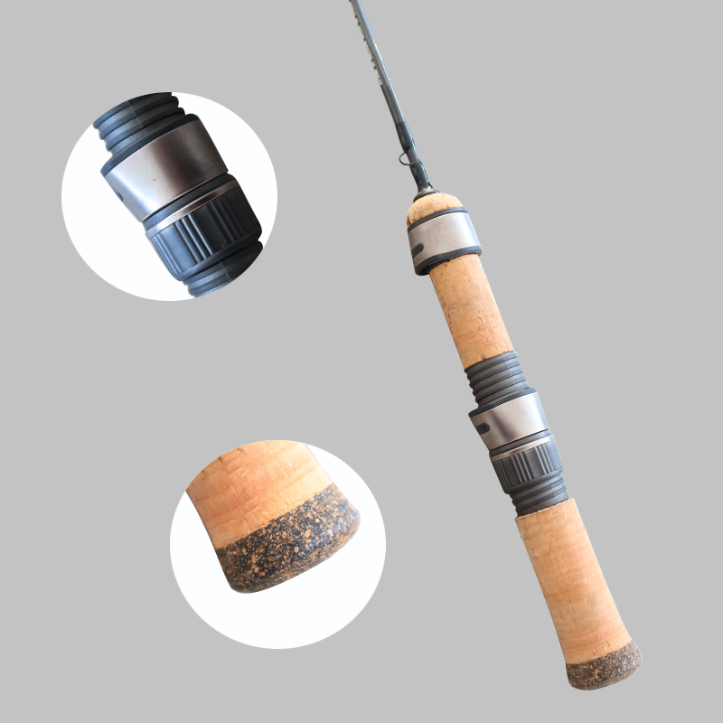 30''/32'' Cork Handle Ice Rod for Lake