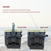 Custom Waterproof Tackle Box With Dividers For Lure