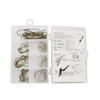 Corrosion-resistant sharp single fishing hook in one set