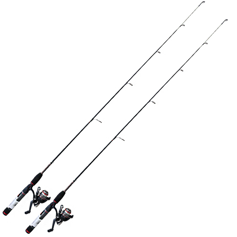 Customized composite carbon/epoxy 4'8'' 2pcs panfish rod combo