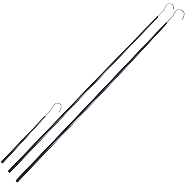 48цм/52.5цм/168цм/176цм 1 одељак Издржљива фиберглас/карбонска ручка за пецање Гафф са великом удицом за велике рибе