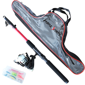 Customized Telescopic Rod And Reel Combo For Freshwater Fishing