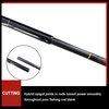 Custom Carbon Meduim Action Surf Fishing Rod