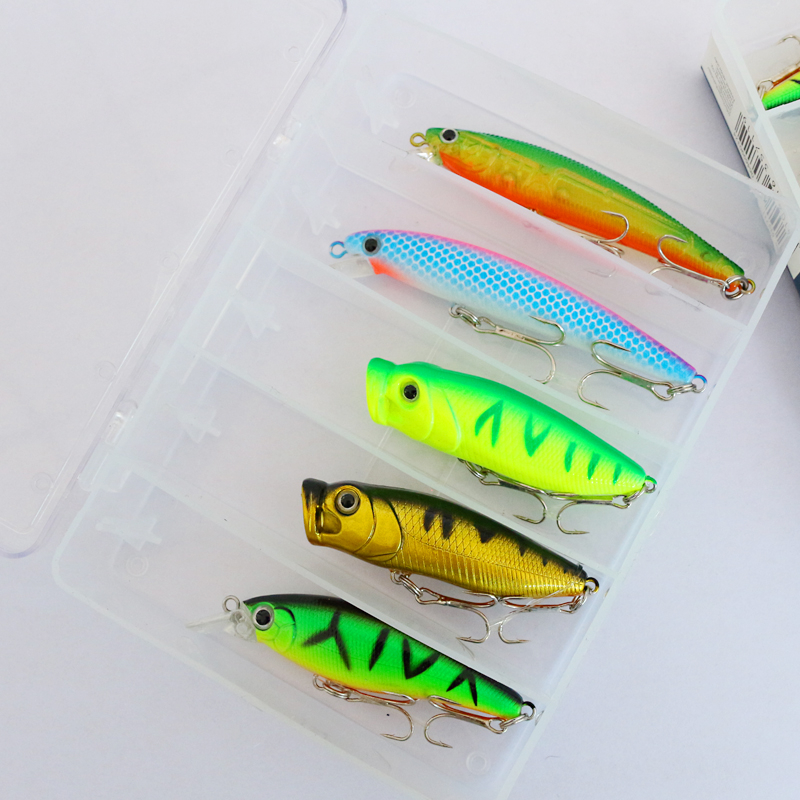 Customized trout/perch/pike/zander fishing kit with wobbler