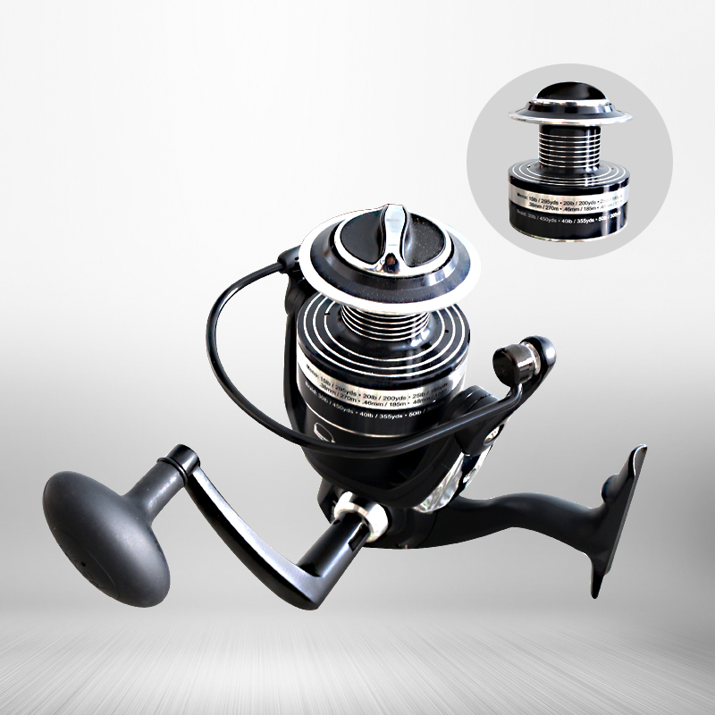 Customized composite carbon/epoxy 9'/2.7m 2pcs catfish rod combo