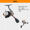 Customized kid gift fishing rod and reel combo