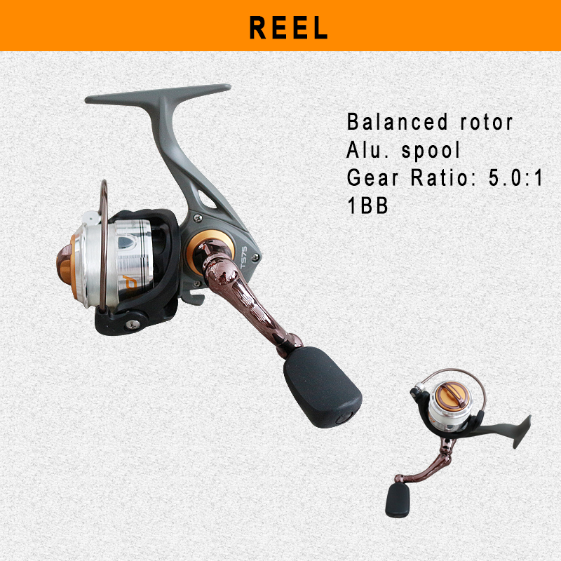 Customized kid gift fishing rod and reel combo