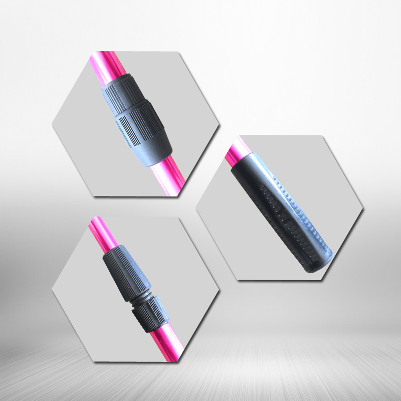 Телескопска склопива алуминијумска легура 2,84 м/3,1 м 4-делни хватач мамаца за слатководни риболов за штуку и смуђ