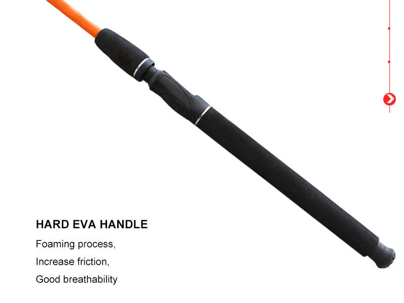 Customized 2-piece Fiberglass Fishing Rod