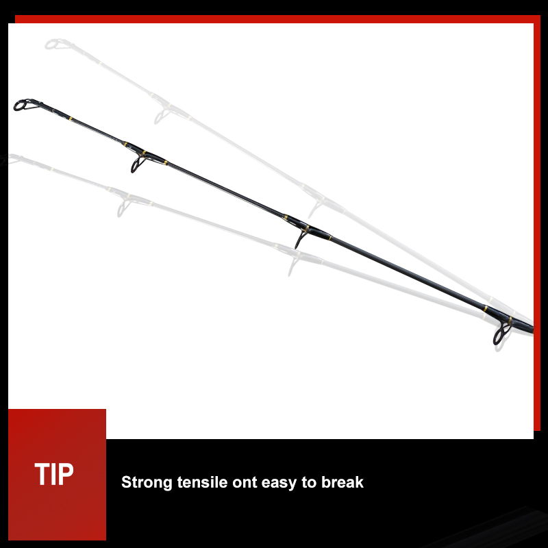 Custom Carbon Meduim Action Surf Fishing Rod