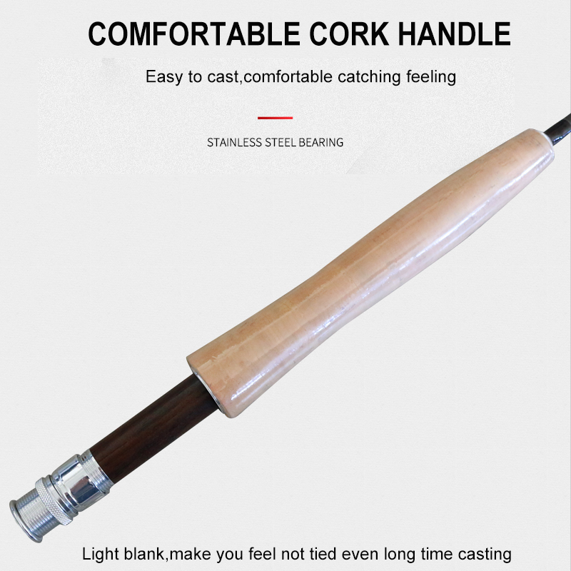 7'6''/8'6''/9' Carbon Portable Travel Fly Rods