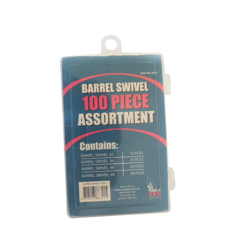 Stainless Steel Fishing Swivel #2/#4/#6/#8 Barrel Swivel Assortment for River and Stream Fishing