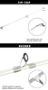 IM7 High-End Carbon Fiber Surf Rod, 3-Section, Superior Flex