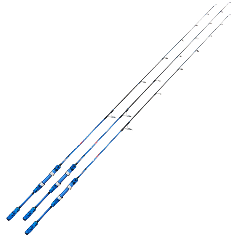 Custom 1-Section Complete Carbon Freshwater Spinning Fishing Rod
