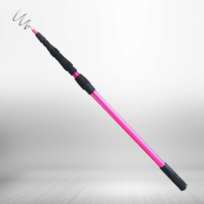 Телескопска склопива алуминијумска легура 2,84 м/3,1 м 4-делни хватач мамаца за слатководни риболов за штуку и смуђ