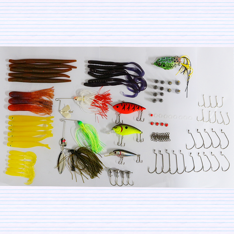 Customized terminal tackle box for bass fishing