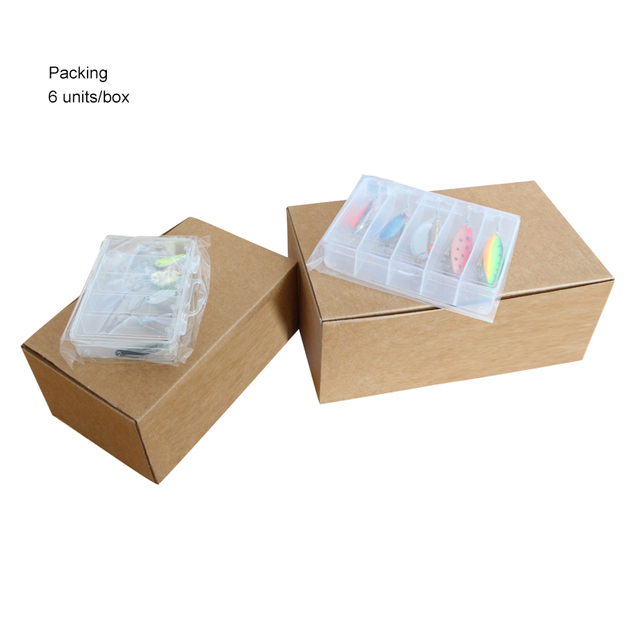 Customized trout fishing kit with spinners