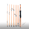 Portable Travel Spinning Rod 7 Piece 2.1m Carbon Fiber Fishing Rod