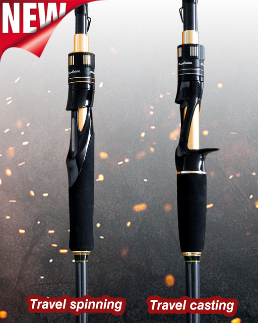 Short Telescopic Fishing Rod for Lake/River Fishing