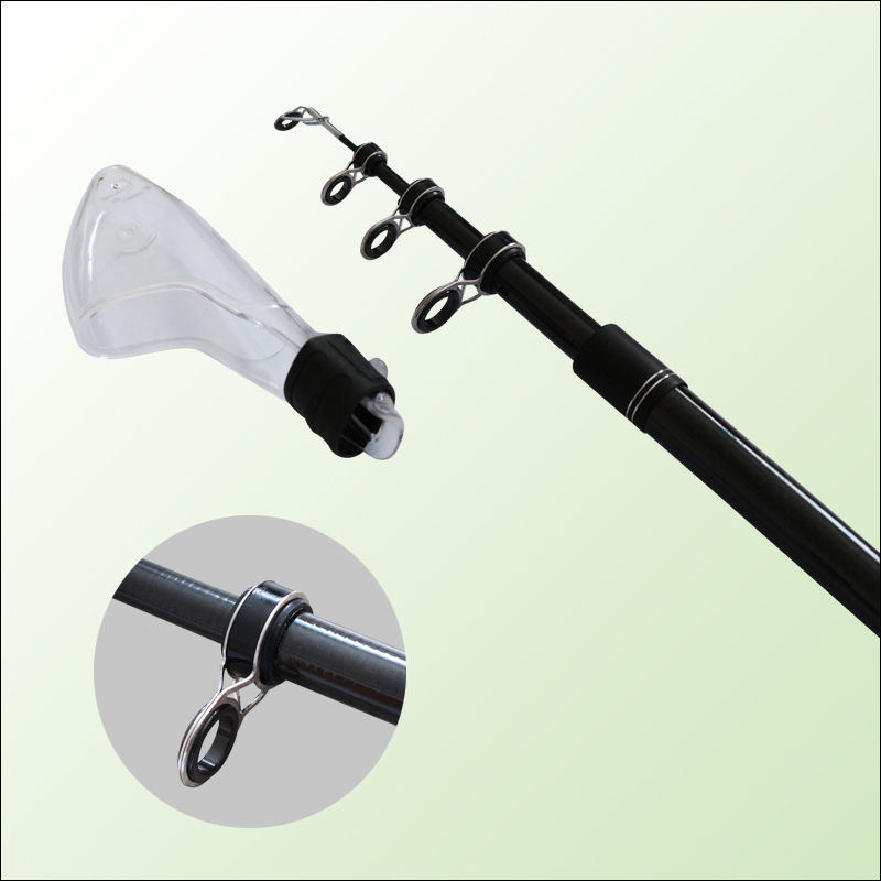 Customized Carbon Telescopic Spinning Fishing Rod and Reel Combo