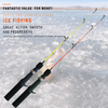 Custom EVA handle Ice Rod for Lake