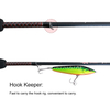 Customized composite carbon/epoxy 4'8'' 2pcs panfish rod combo