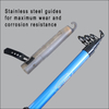 Customized telescopic fiberglass fishing rod