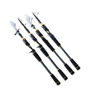 Short Telescopic Fishing Rod for Lake/River Fishing
