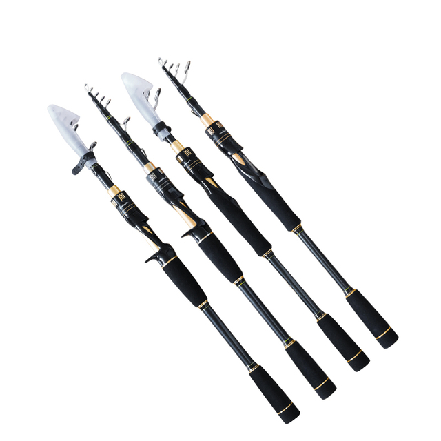 Short Telescopic Fishing Rod for Lake/River Fishing