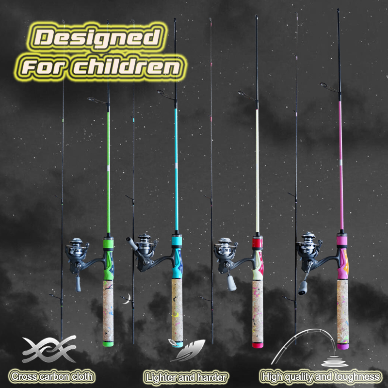 Fishing rod and reel set for Young people
